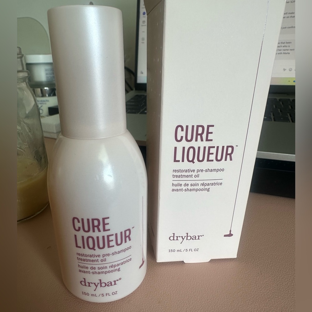 drybar Cure Liqueur Restorative Pre-Shampoo Treatment Oil - White